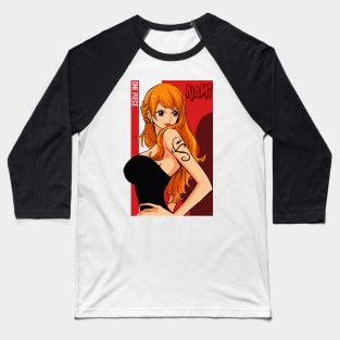 Nami One Piece Fashion Baseball T-Shirt